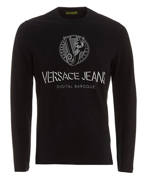 versace t-shirt herren sale|versace long sleeve t shirts.